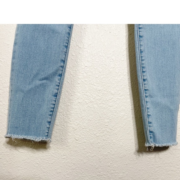 Frame Womens Light Blue Le Skinny Crop Jeanne Frayed Hem Skinny Jeans Size 29 - Picture 5 of 8